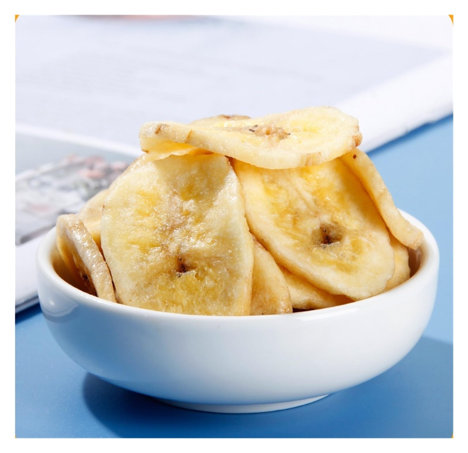 250 g de chips de plátano crujientes, refrigerio de fruta saludable que conserva el sabor fresco y dulce(2bag)