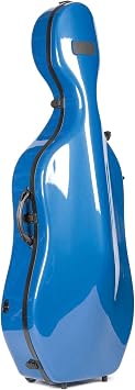 Bam France New Tech 1002NW Blue/Black 4/4 Cello Case with Wheels