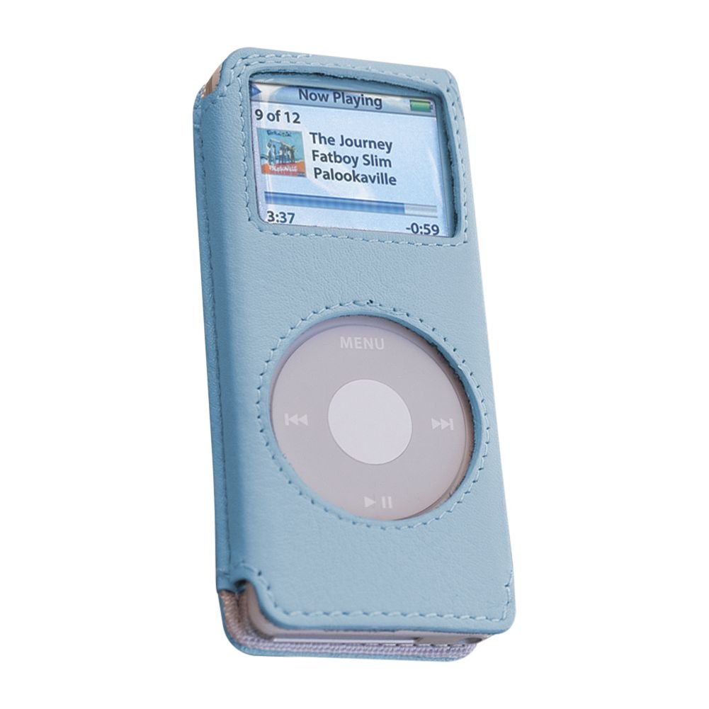 Covertec Luxury Pouch Case for iPod Nano - Nappa Leather (Baby Blue)