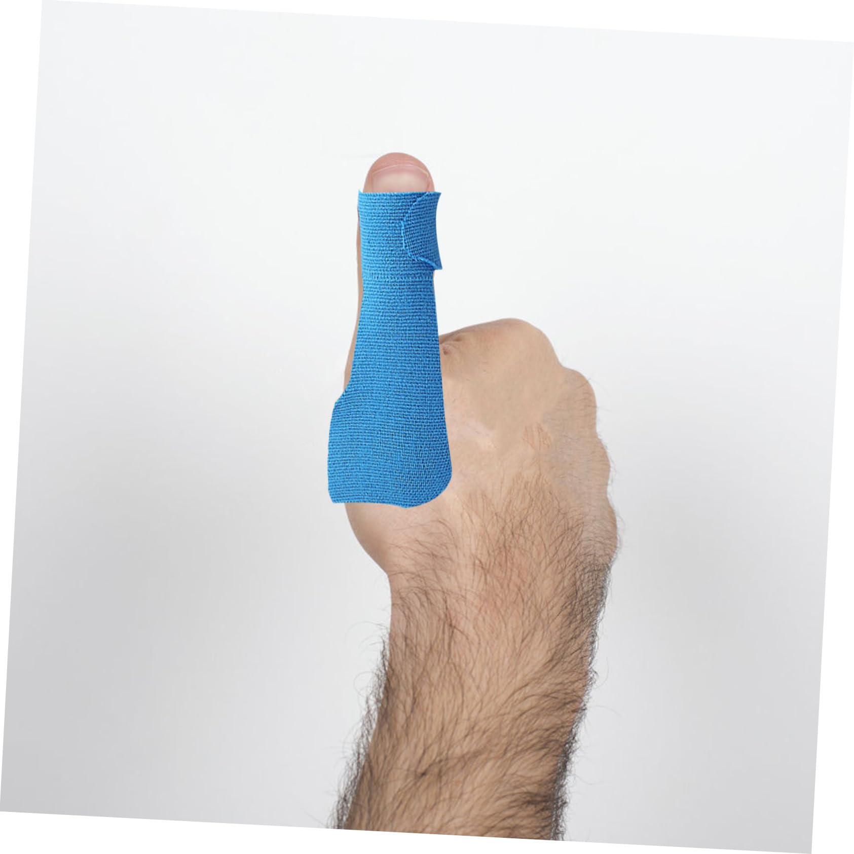 KOMBIUDA 10pcs Finger Bandage Patches Anti-friction Sports Finger Tape Elastic Finger Guard Patch Athletic Tape Patch for Sport Elastic Finger Protection Patch Tumb Patch Protecting Tape