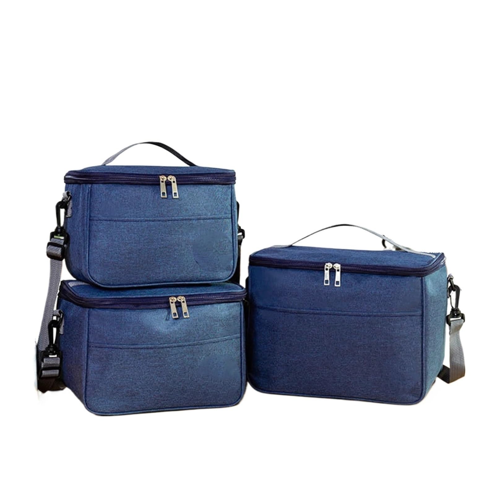 Compatibile con borsa termica di grande capacità tracolla, portapranzo multifunzione, impermeabile ispessito(Blue)
