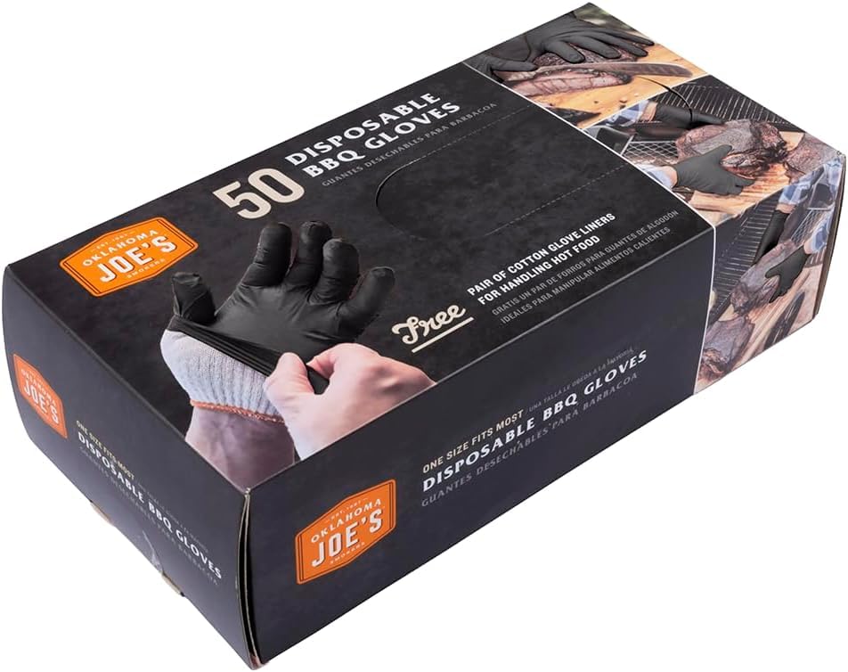 Oklahoma Joe's® Disposable BBQ Gloves,50-Count - 4386292R06,(Pack of 6)