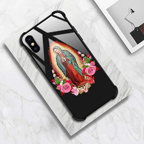 Miniatura 6 de CARLOCA Funda compatible con iPhone XR, diseño gráfico de Flower Lady para iPhone XR para niñas y niños, diseño gráfico a prueba de golpes,