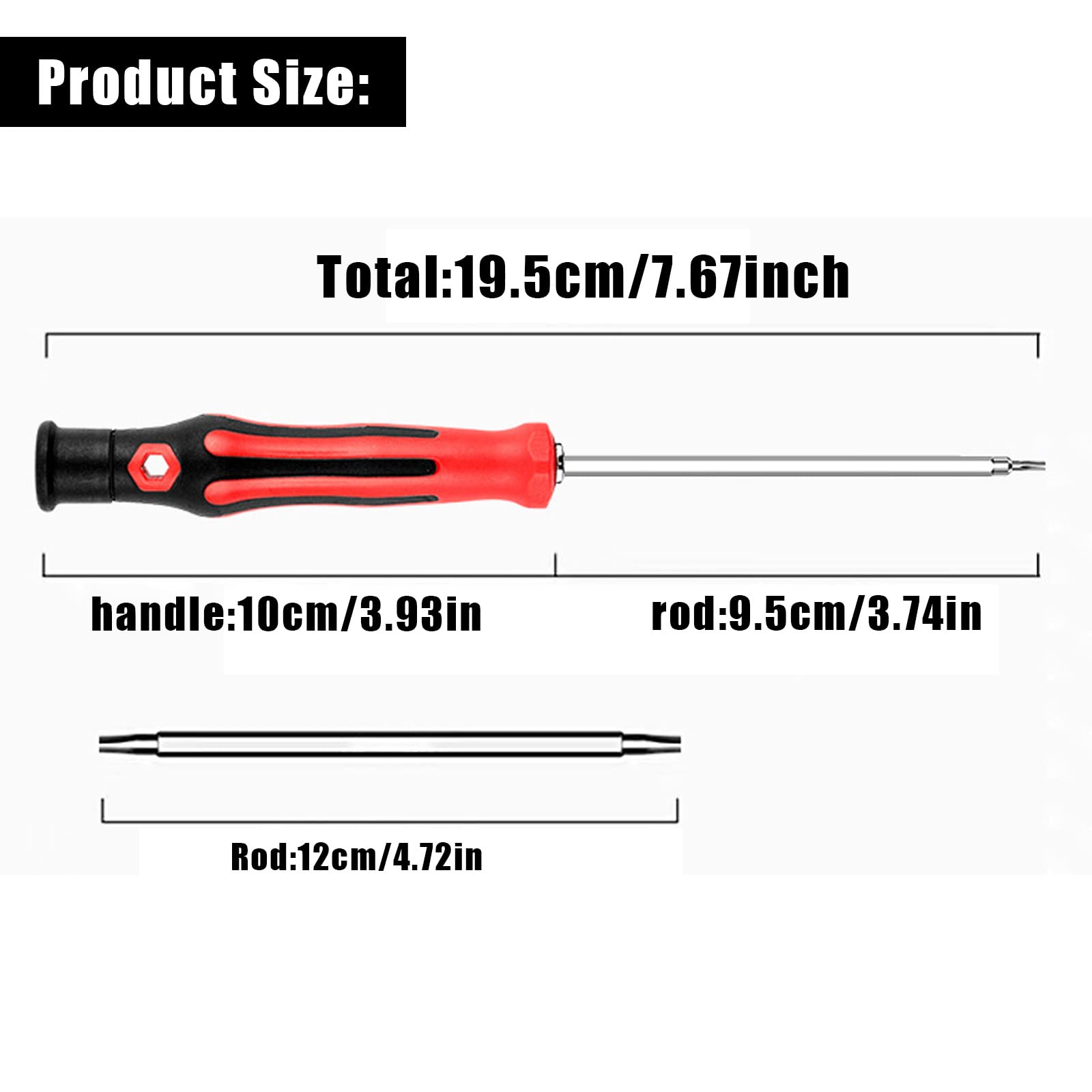 6 in 1 cacciaviti per Dyson asciugacapelli per Dyson V6 V7 V8 V10 V11 V15 DC24 DC40 DC41 DC50 aspirapolvere, scanalato,Croce,Torx Set di cacciaviti Manutenzione Accessori per Lo smontaggio