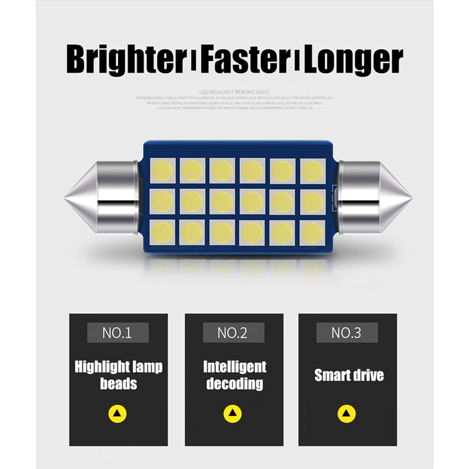 para Cadillac SRX 2010-2012 2013 2014 2015, 13 Uds Bombillas LED sin Errores Lámparas de Lectura de Domo Interior de Coche Luces de pie de guantera de Maletero