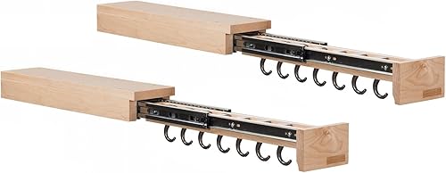 Organizador de utensilios de cocina Dual-ing Glideware con 14 ganchos por Glideware, LLC