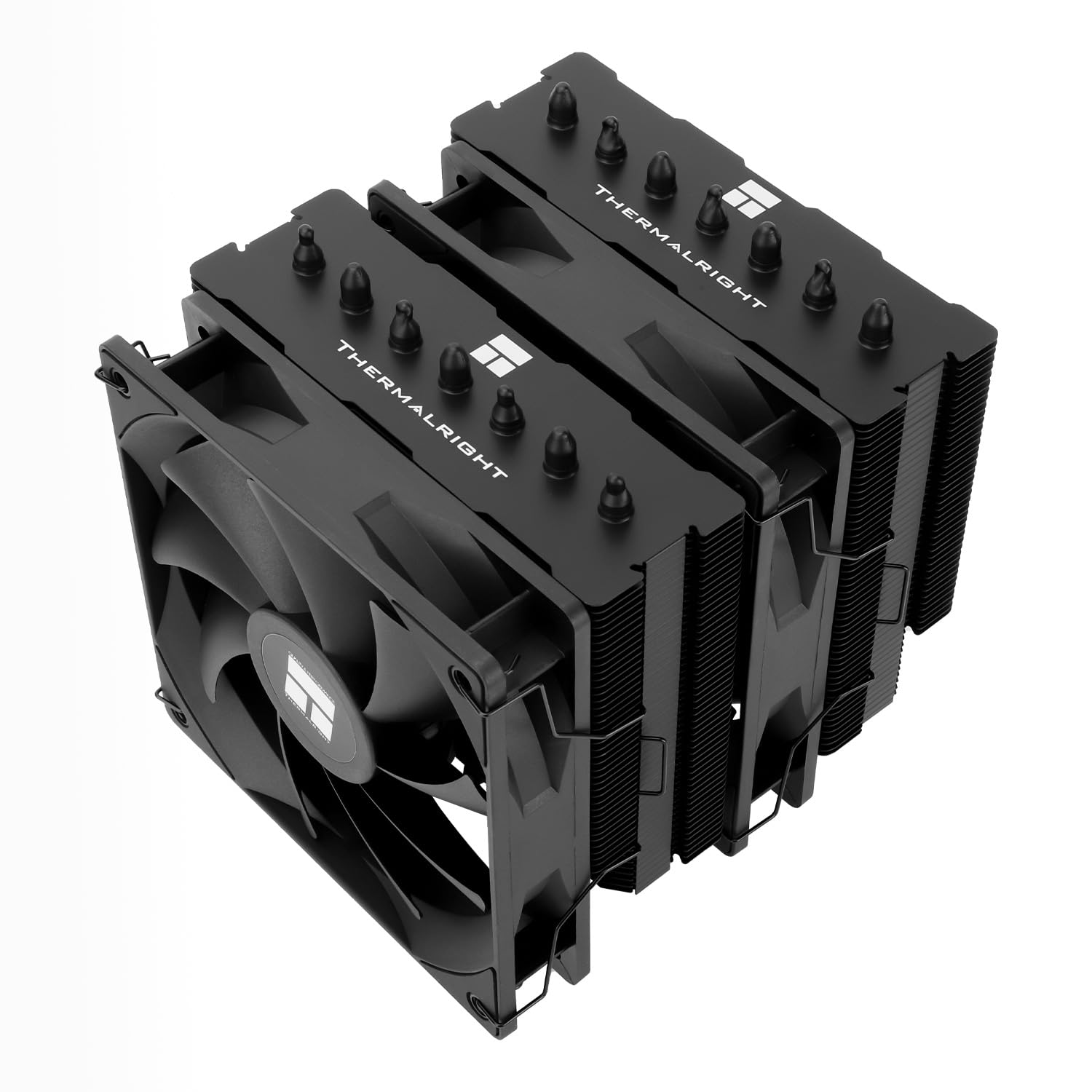 TR Phantom Spirit 120 SE Black CPU, CPU-Kühler mit 7 Heatpipes, zwei 120 mm PWM Lüfter, AGHP 4.0, für AM4/AM5