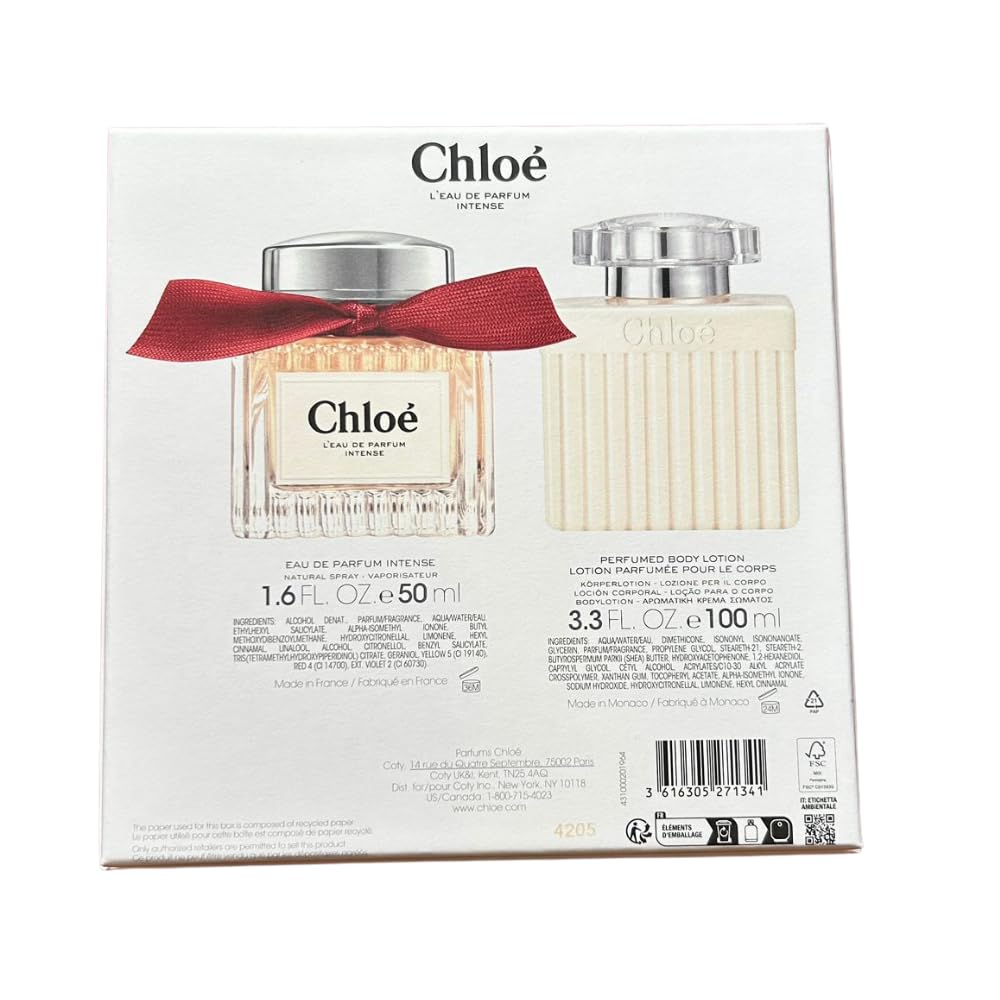 Chloé L'Eau de Parfum Intense 50ml Gift Set 2024 (Contains 50ml