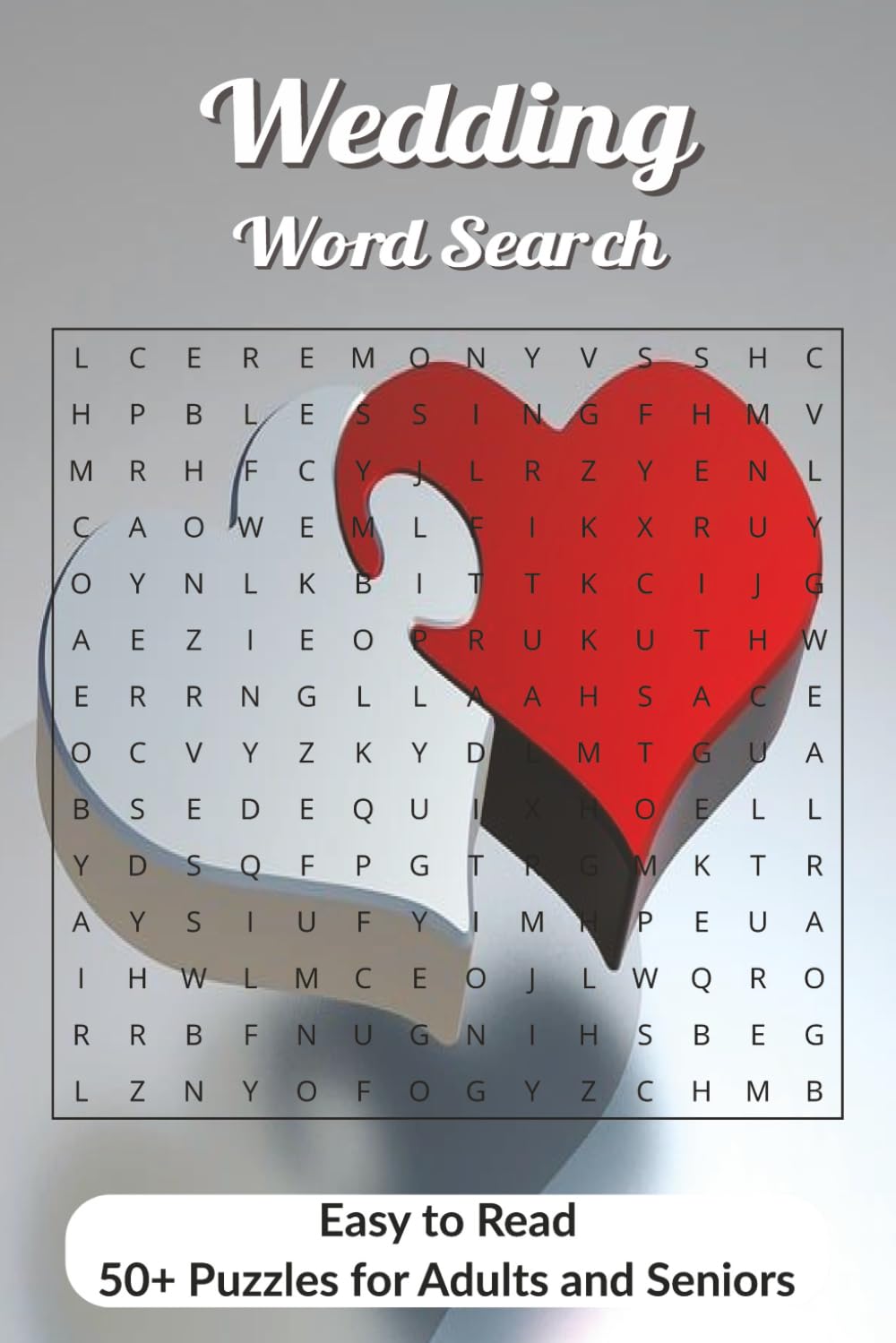 Wedding Word Search: 50+ Easy-to-Read Puzzles About Love, Marriage, and Couples