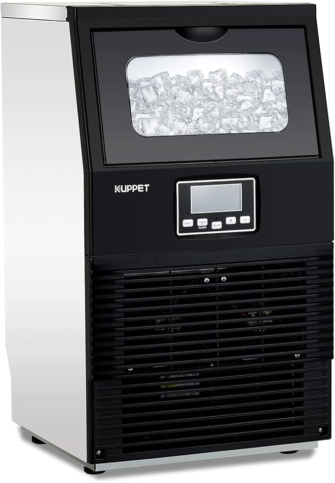 KUPPET Commercial Ice Maker, Freestanding Automatic