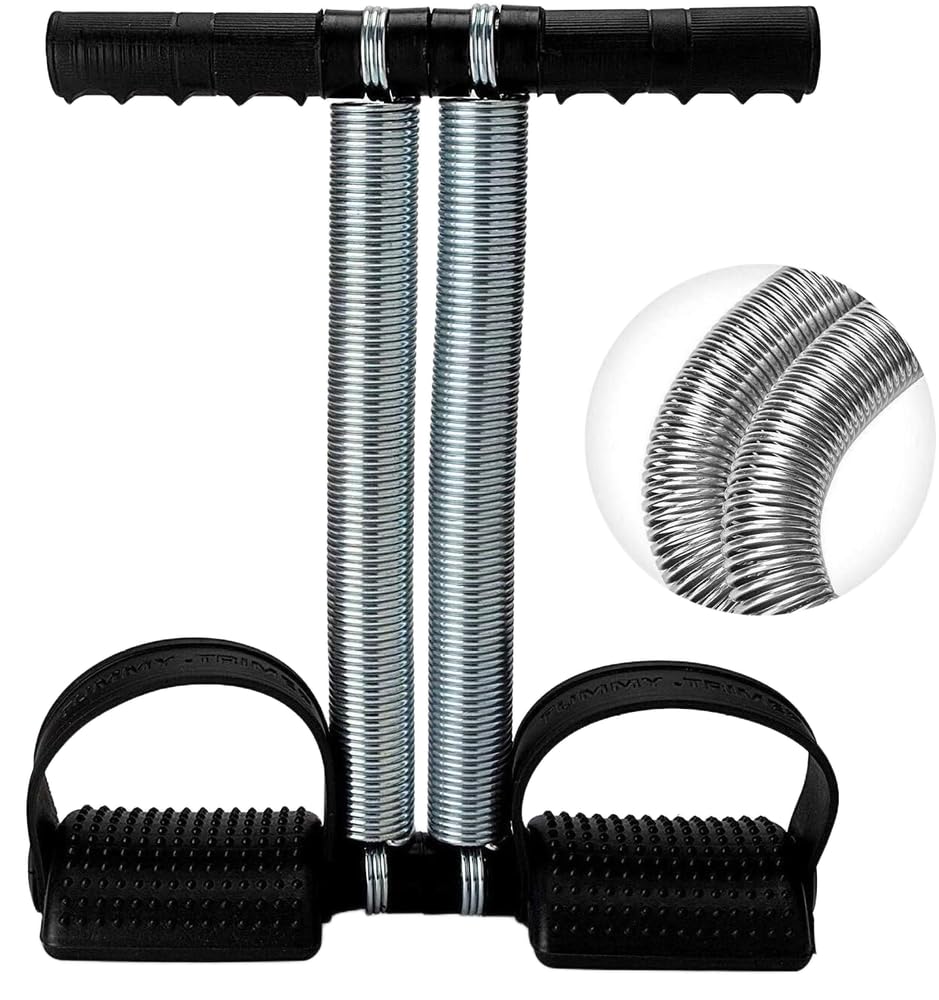 LCARNO Double Spring Tummy Trimmer Portable for Men and Woman for Belly Fat Reduction Ab Exerciser (Multicolor)-image-28