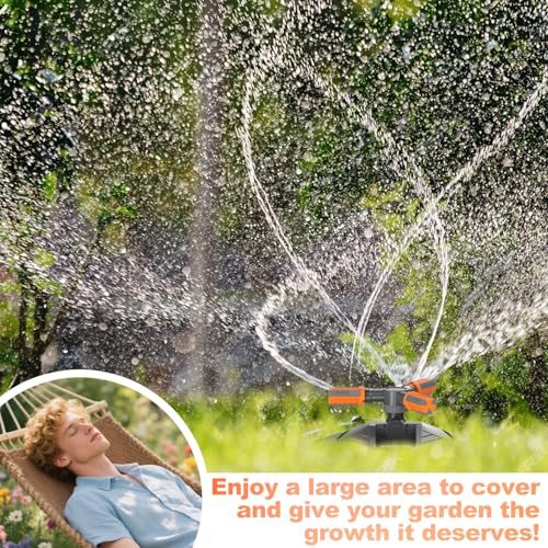 Arroseur automatique réglable avec buse rotative 360° - 6