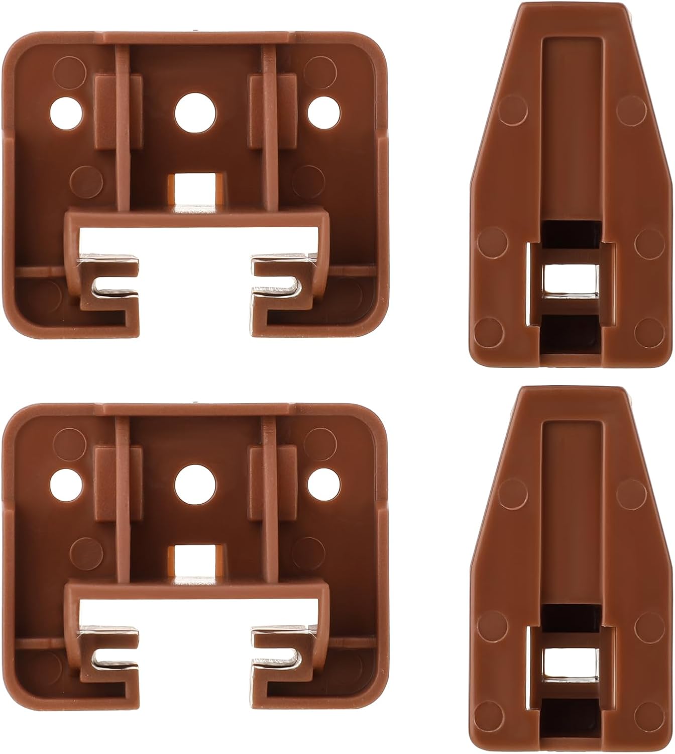 2 Set Plastic Drawer Slides and Guides, Drawer Slide Track Guide for