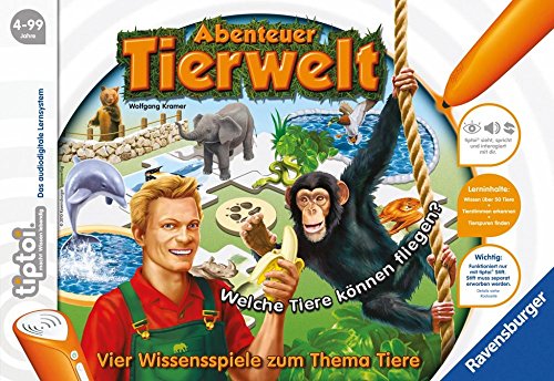 Preisvergleich Produktbild Ravensburger tiptoi Spiel - Abenteuer Tierwelt
