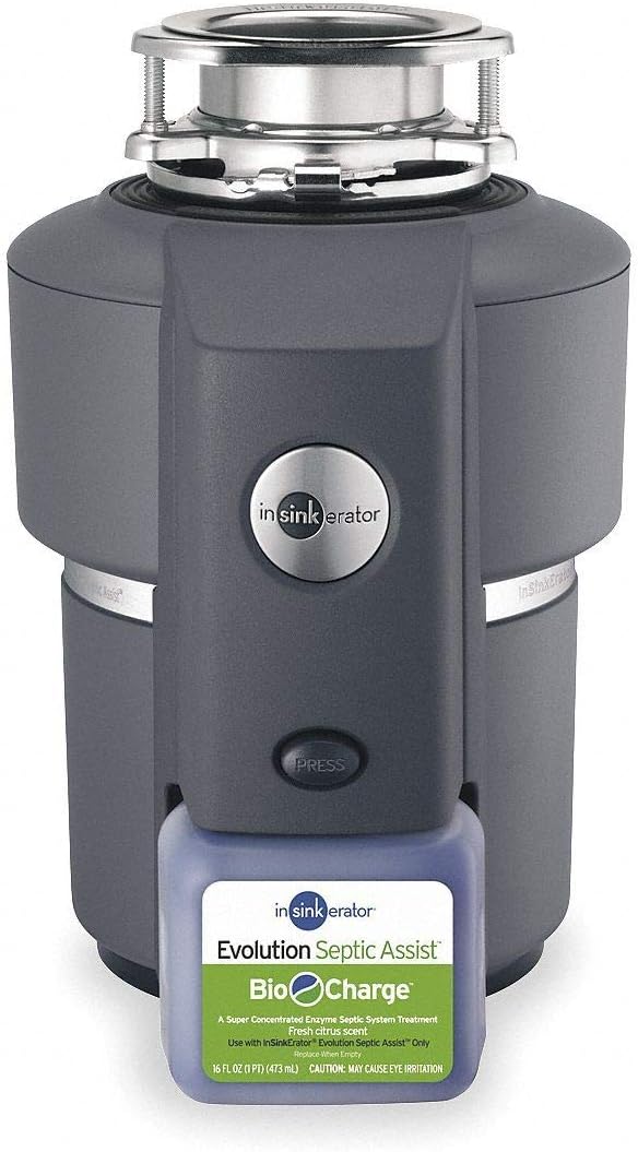 In-Sink-Erator 3/4 HP Garbage Disposal, 120 Voltage - Evolution Septic Assist(TM)