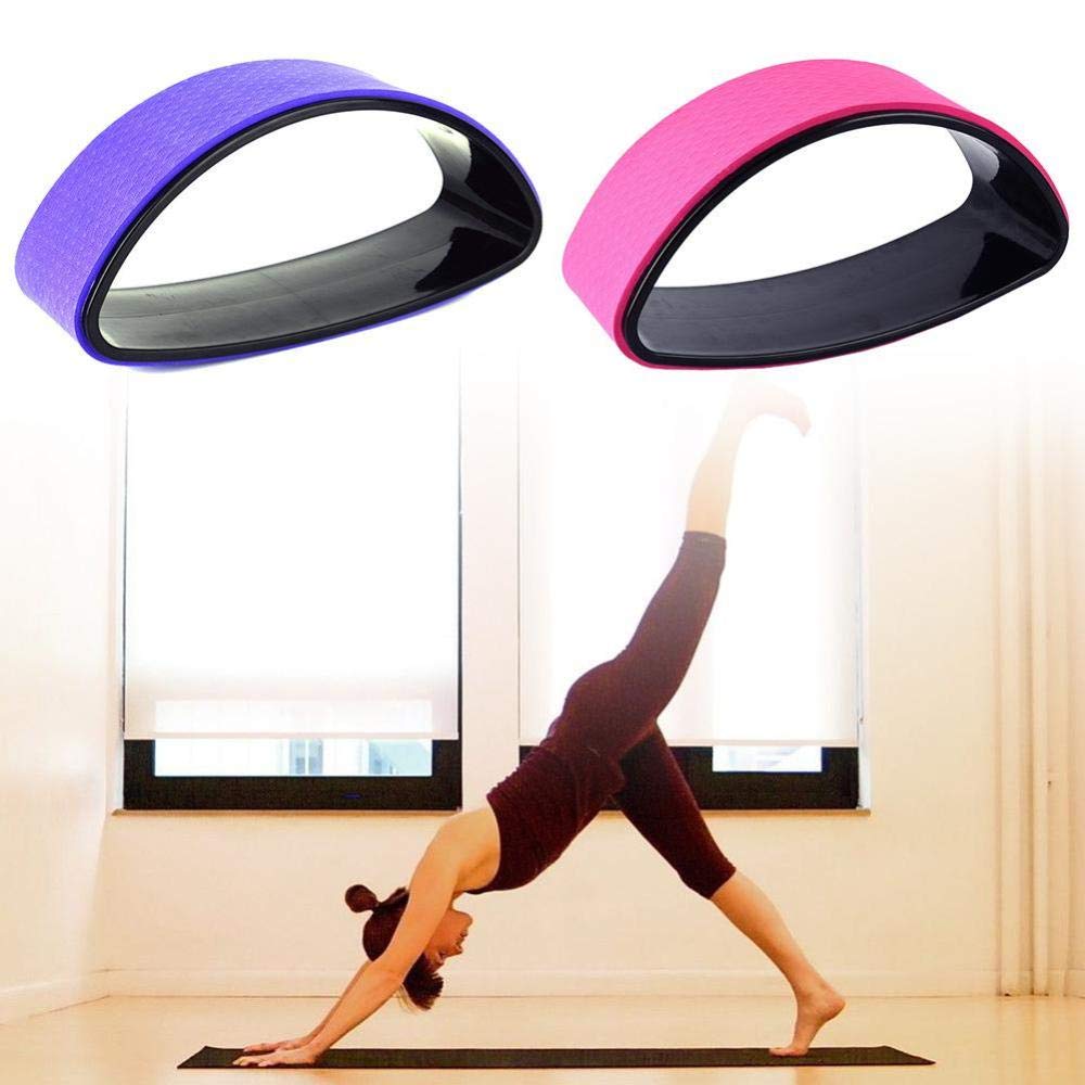 anillo de yoga, Rodillo circular de pilates media caña, herramienta for entrenar la espalda, moldear cintura, aro, adelgazamiento, yoga, fitness, cuidado personal
