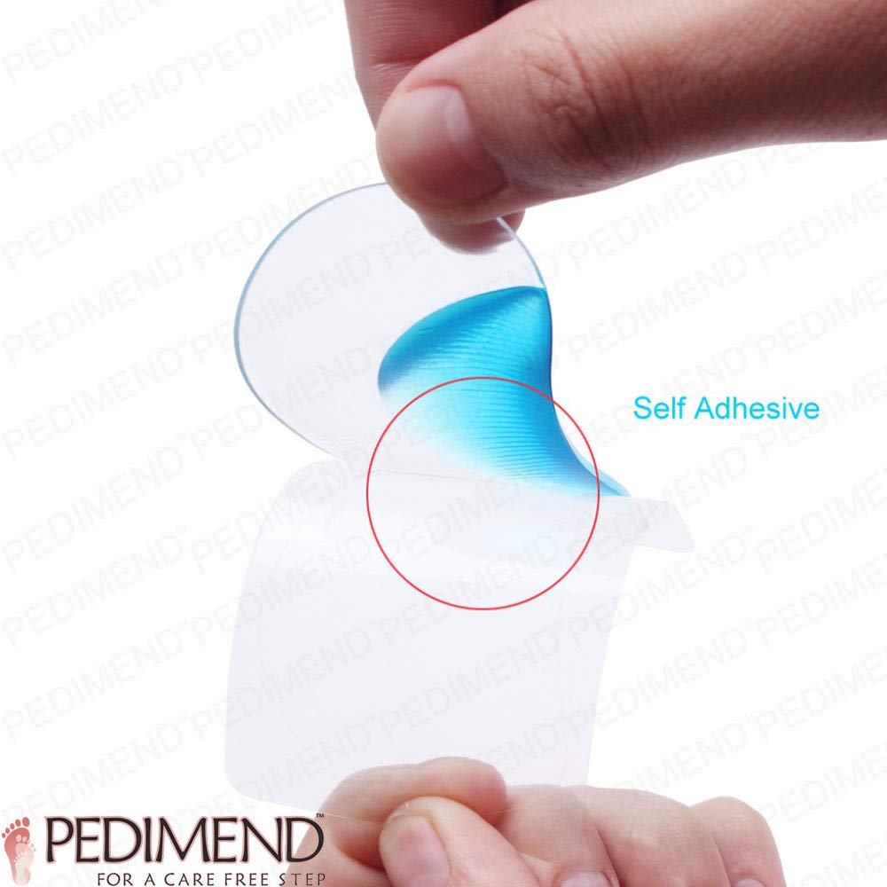 Pedimendtm autoadesiva arcata (4PAIR – 8PCS) | Pad per piede piatto/fascite plantare/High Arches | silicone gel Piedone correzione inserti | unisex | Foot Care
