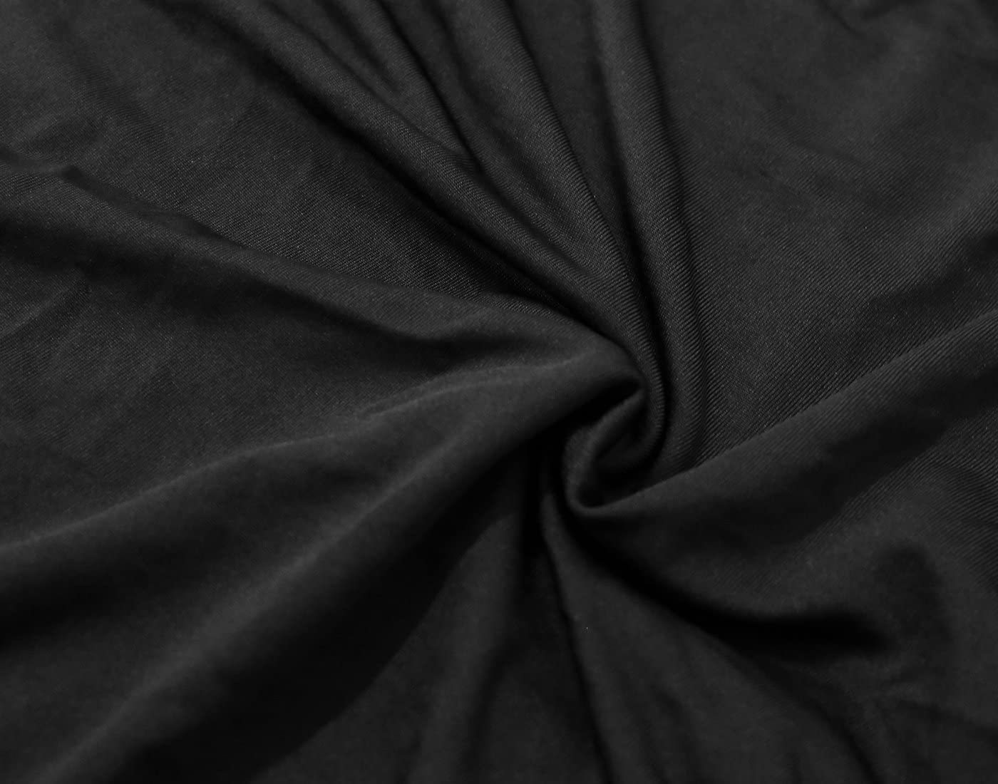 10 Stück Cocktail-Tischdecken Schwarz – Stretch-Spandex, 81x109 Cm