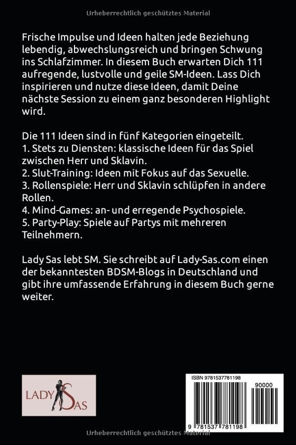 111 SM Spielideen: Herr – Sklavin.: Frische Inspirationen und Ideen für Deine nächste BDSM-Session.