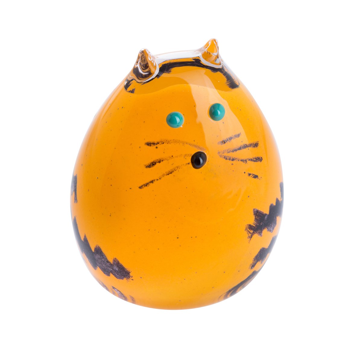 Caithness Glass Multi Coloured Purrfect - Ginger Kitten