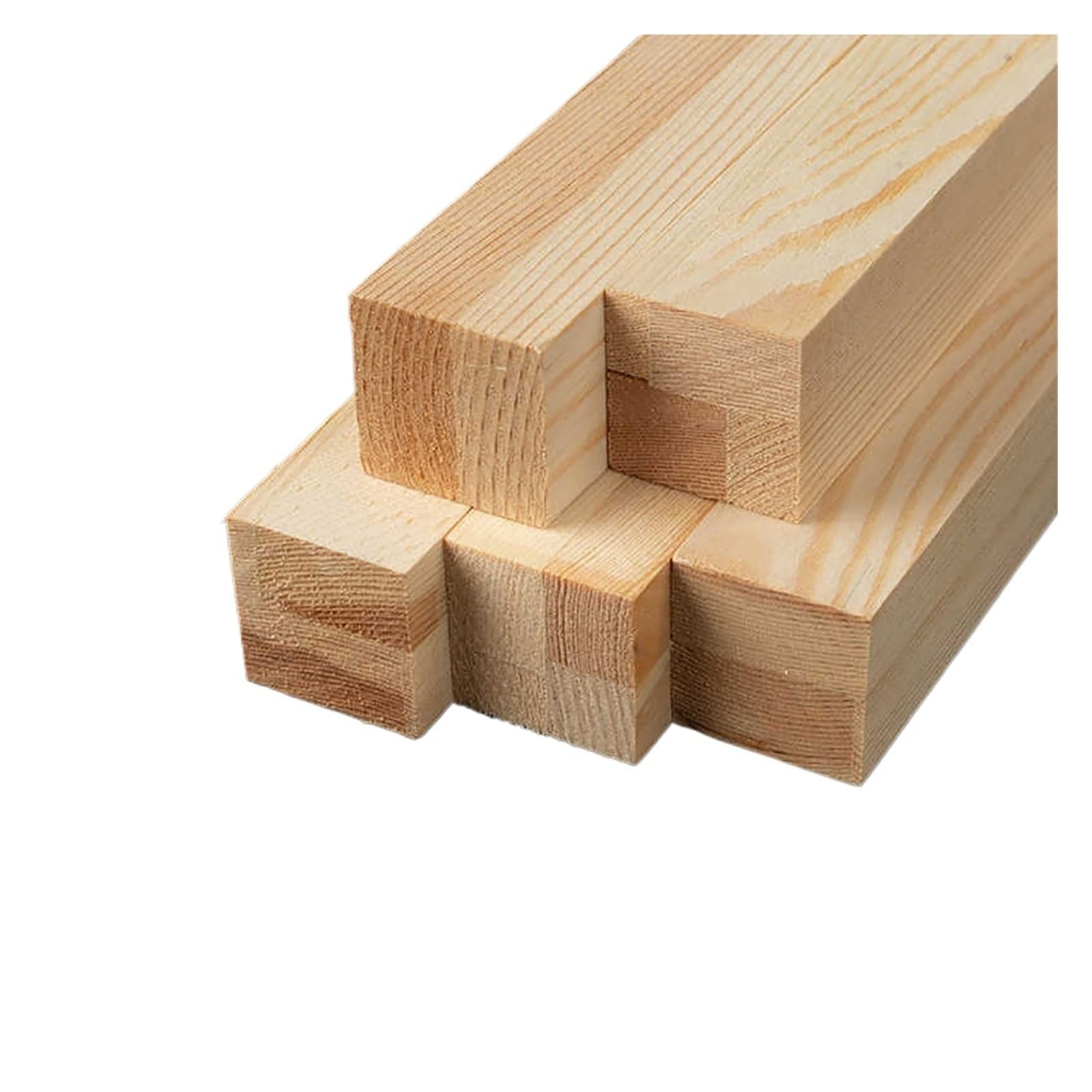 Drewniane gładkie pręty Niedokończone paski drewna sosnowego Kwadratowe 5-25 mm 330 10 szt | DIY Craft Drewniane paski Lekkie, mocne dla modeli Rzeźby meblowe Ozdoby(5x5x330mm,1pcs)