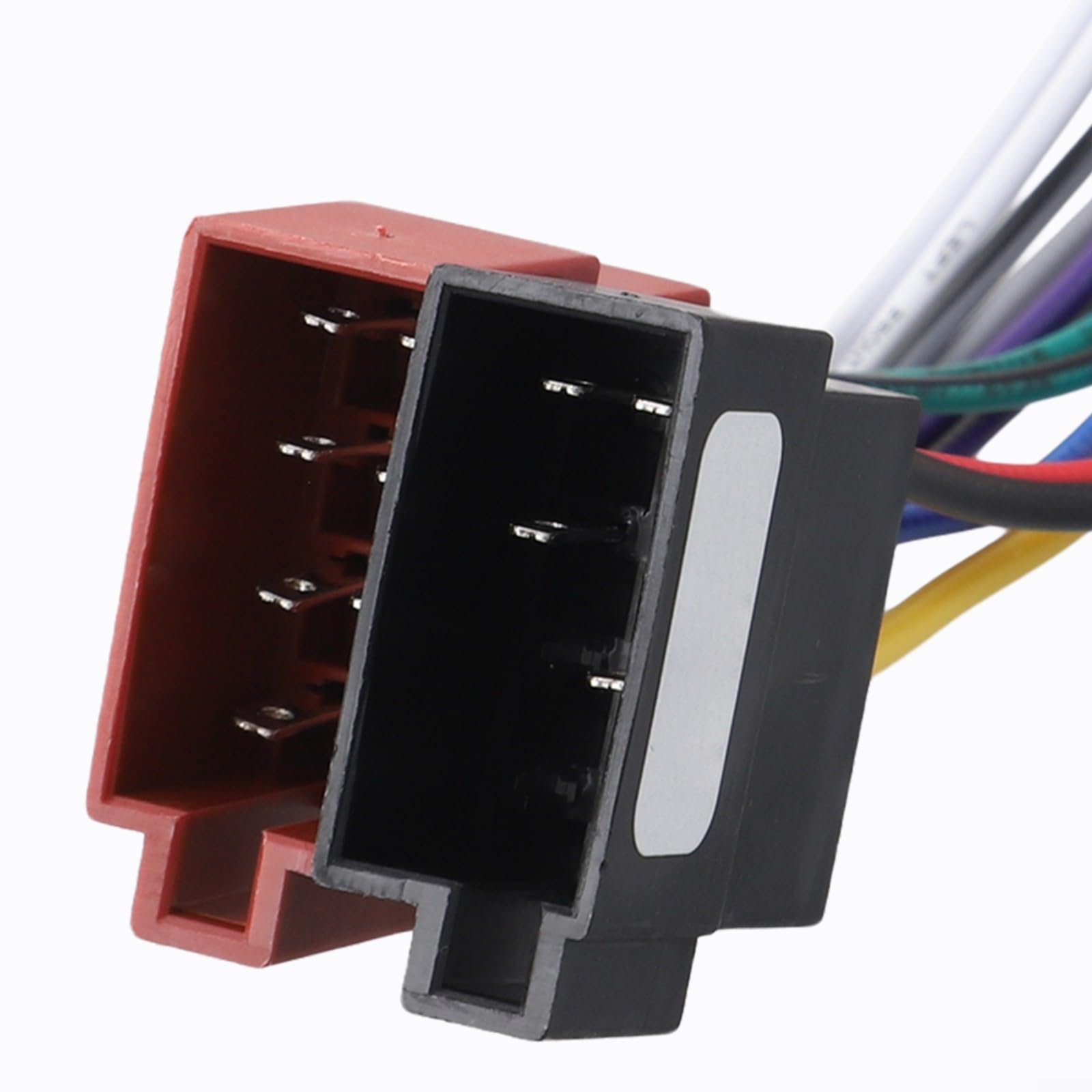Serenophile Cavo adattatore ISO per autoradio 20 pin, connettore DIN, cavo di alimentazione per AEG Prology Aftermarket Stereo Head Unit Ricambio Nero