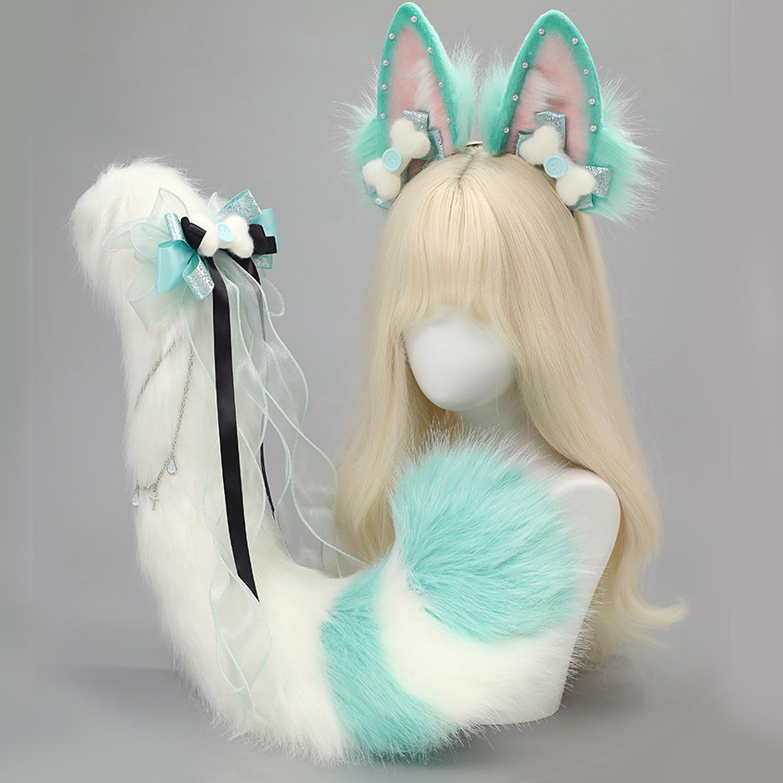 Zorros accesorios de disfraces zorros orejas diadema patas guantes cola cosplay disfraces de animales disfraces disfraces orejas diadema patas guantes cola disfraz animal accesorios