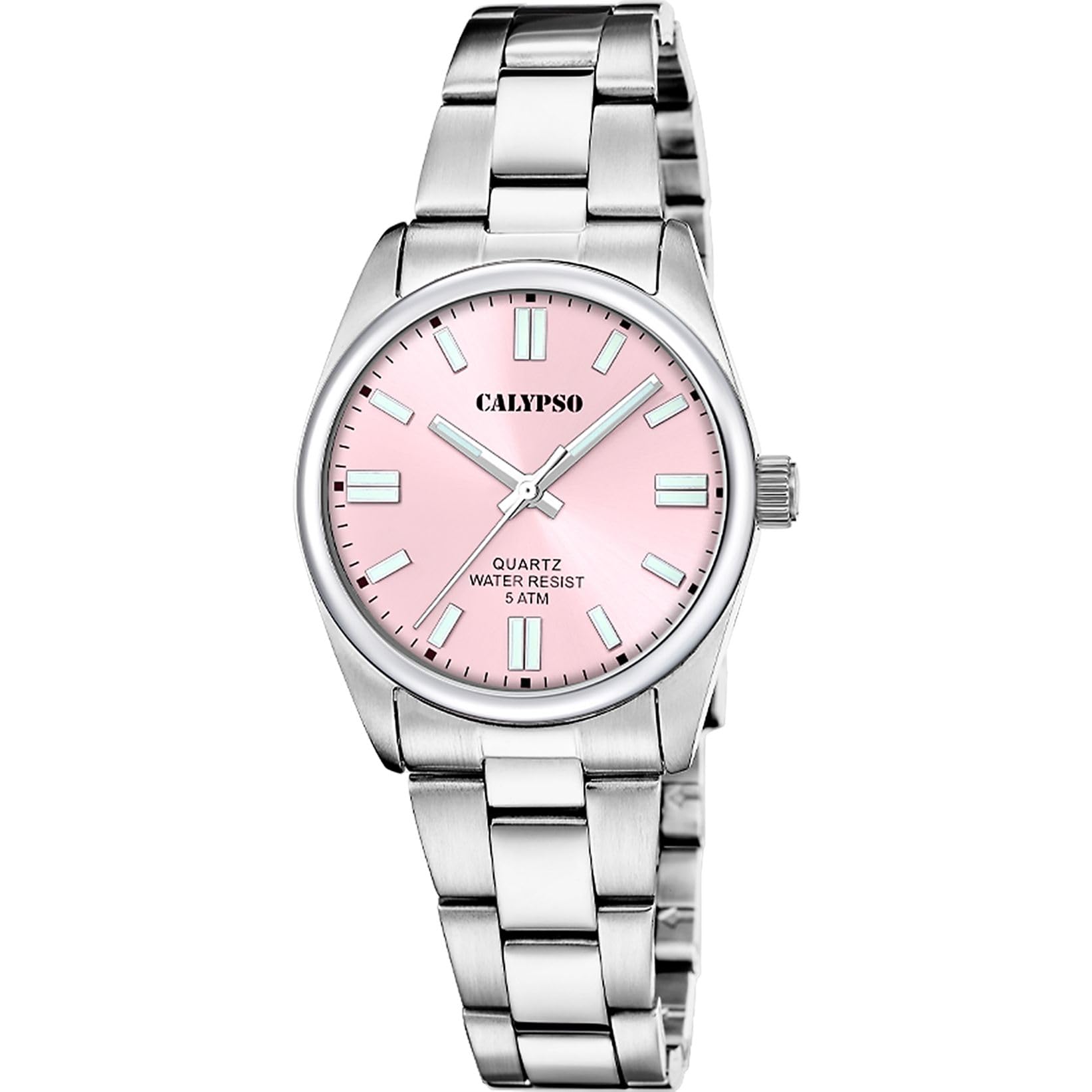 Calypso Orologio Donna Analogico in Acciaio Inossidabile 316l Argentato