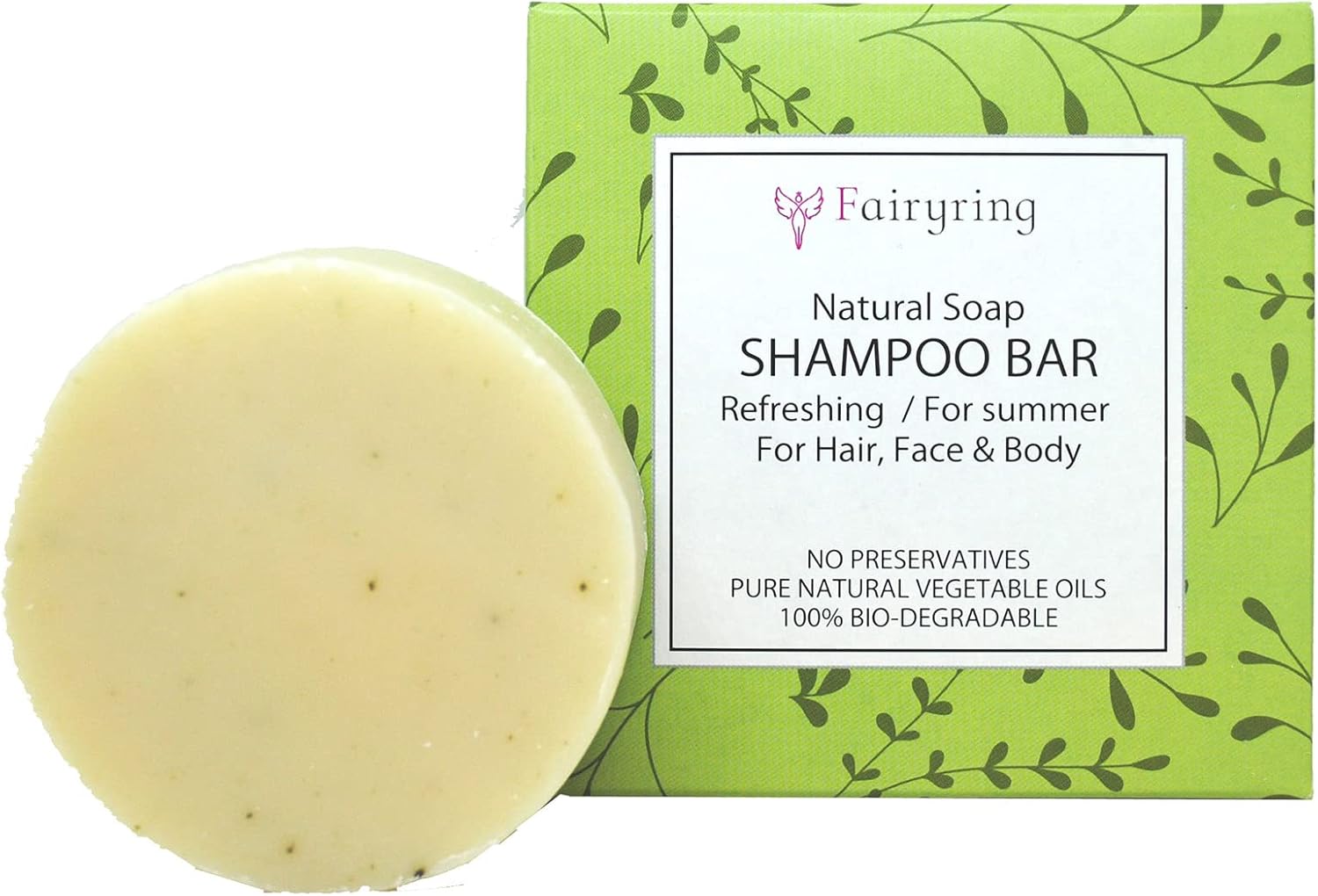 Amazon Fairyring シャンプーバー リフレッシング コールドプロセス製法でじっくり作成 植物油100のシャンプーバー 無