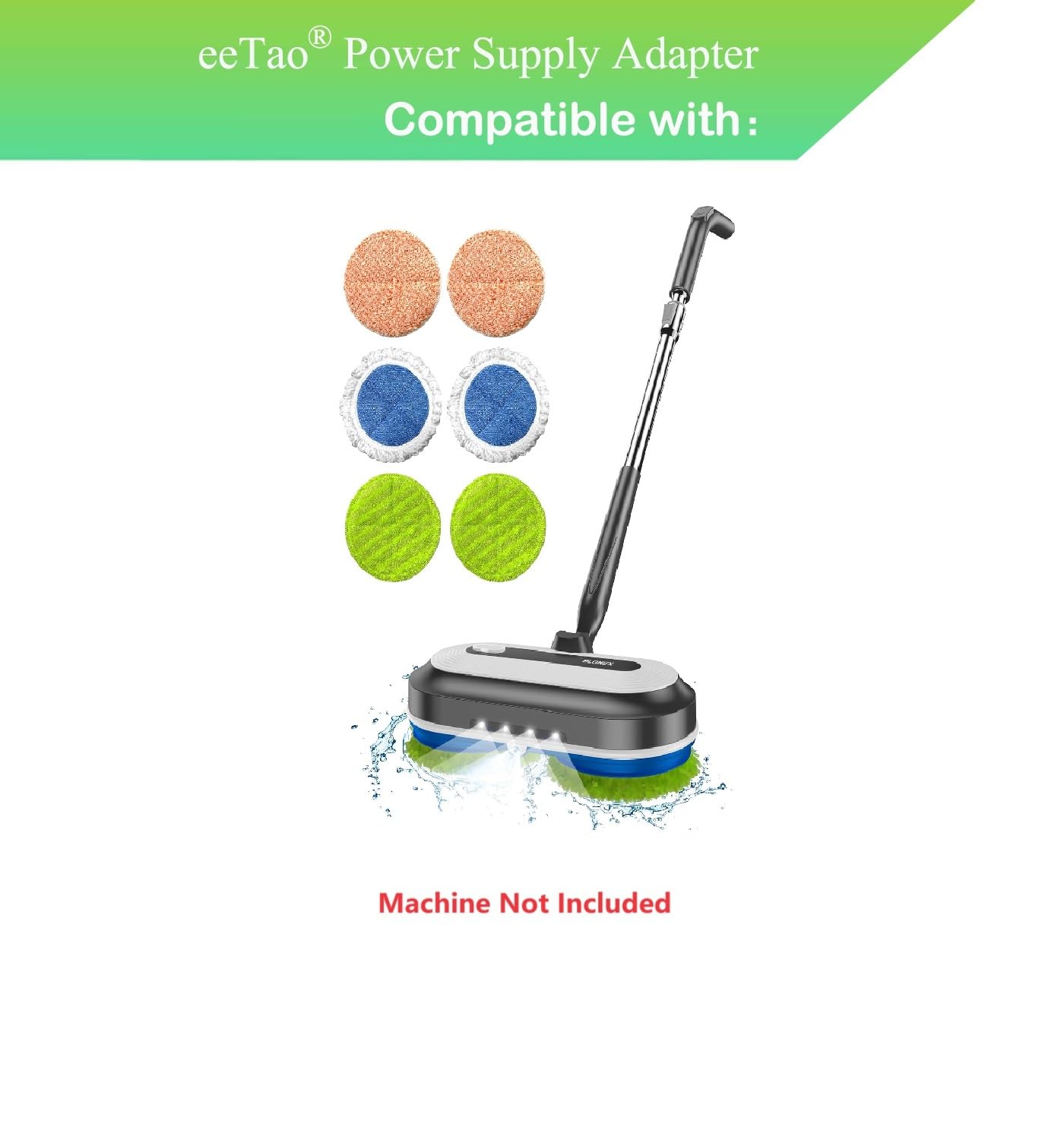 9V AC/DC Replacement Charger Compatible with BLONEX T32 Cordless Electric Mop 2000mAh 7.4V Battery DC9V 9VDC 9.0V Adapter Power Supply Cable Cord