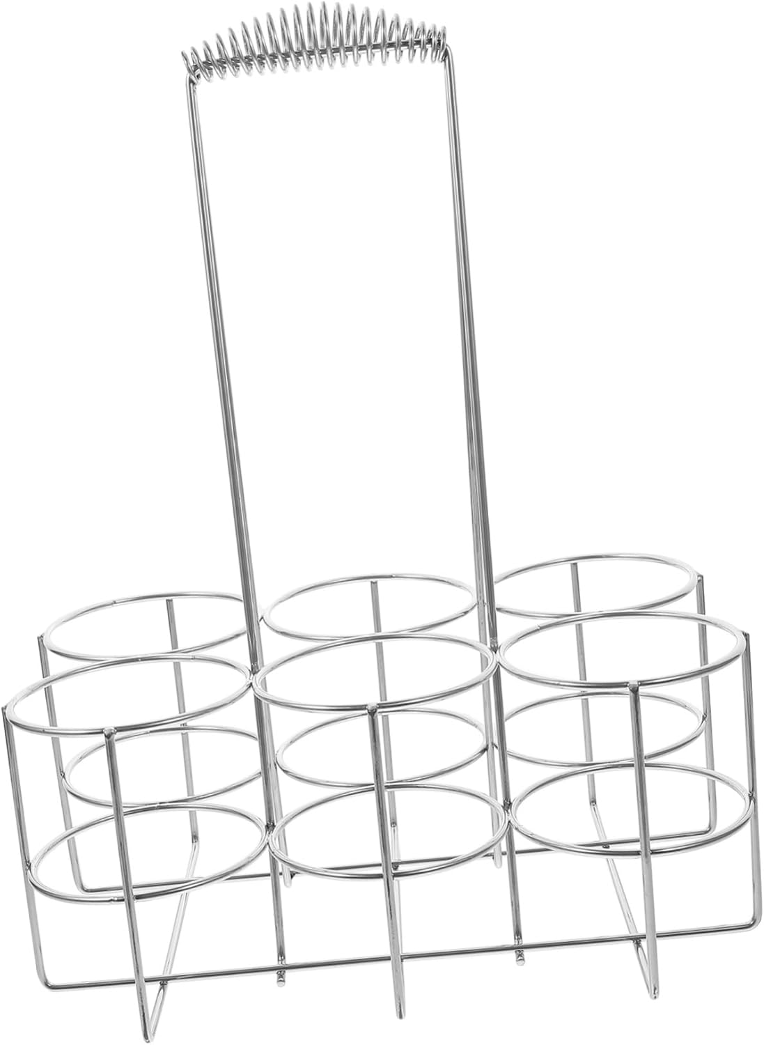1pc Beer Bottle Holder Portable Rack for Bar Party Metal Bottle Carrier Bag Ktv Supply Beer Storage Rack