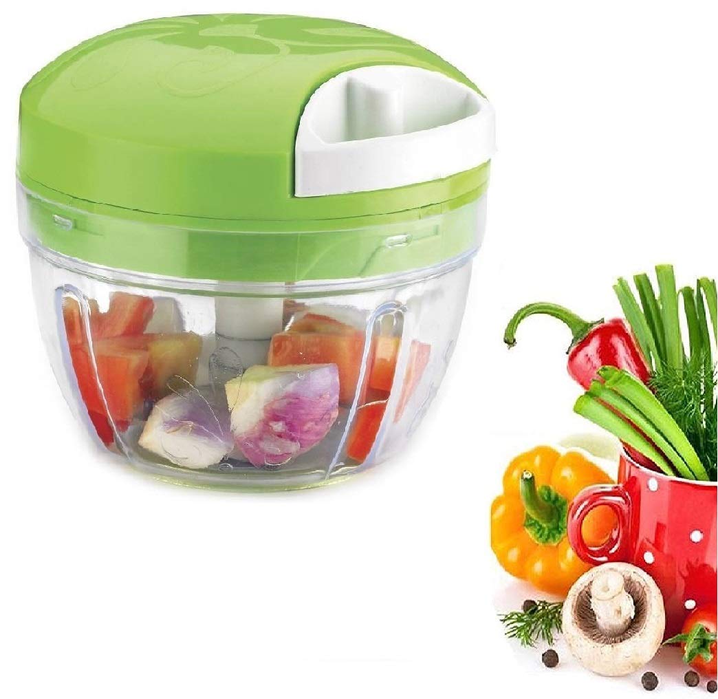 Anti Smart Heavy Plastic Chopper, Vegetable Cutter and Hand Food Processor (Variant Color)