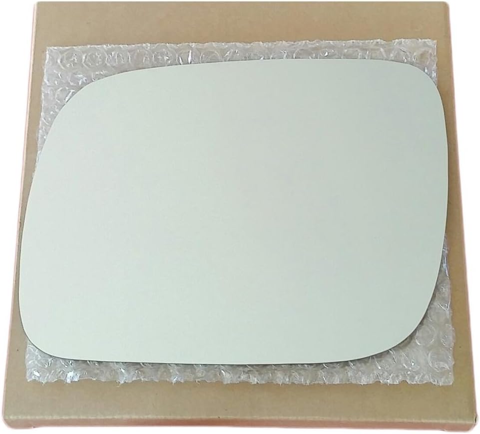 Mirror Glass and Adhesive for 04-07 Volkswagon Touareg SUV Driver Left Side Replacement - FITS THE NON AUTO DIM VERSION