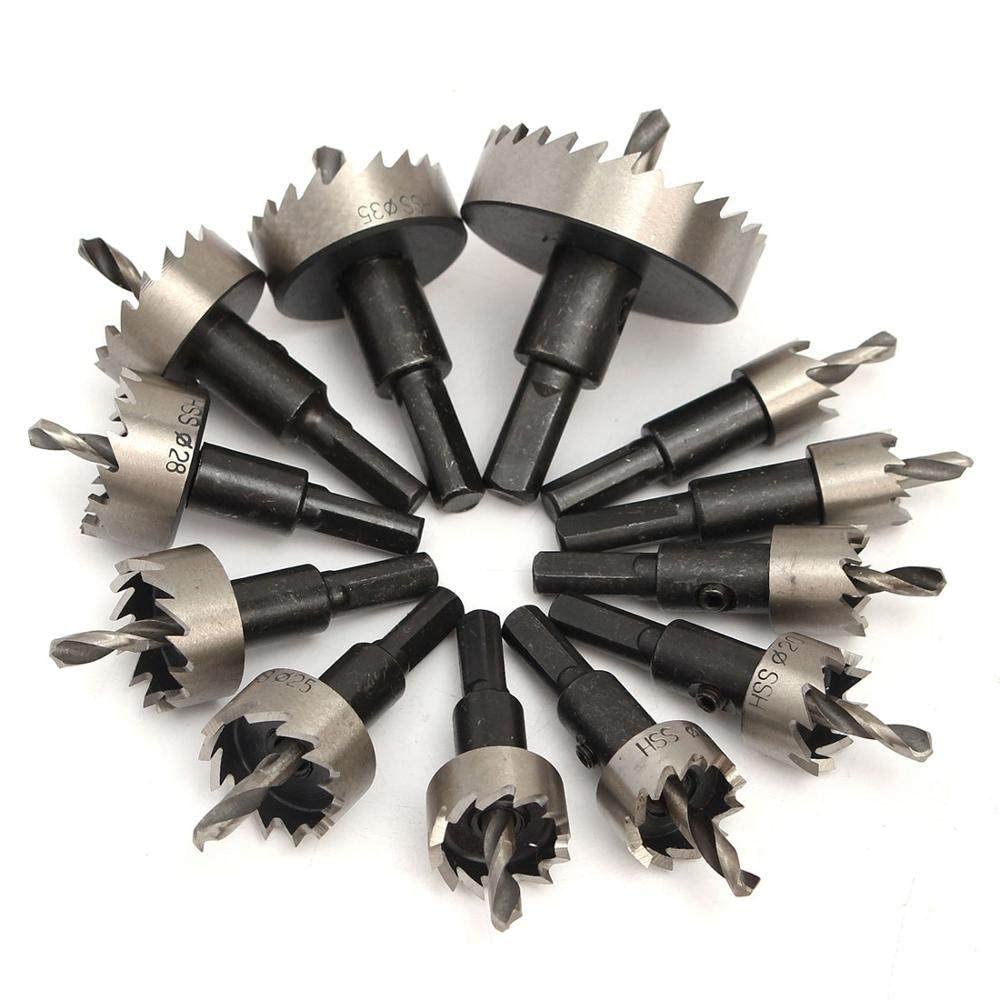 Lochsäge Fräser Hartmetall Bohrer für Metall Stahl Legierung Edelstahl 12-200 mm