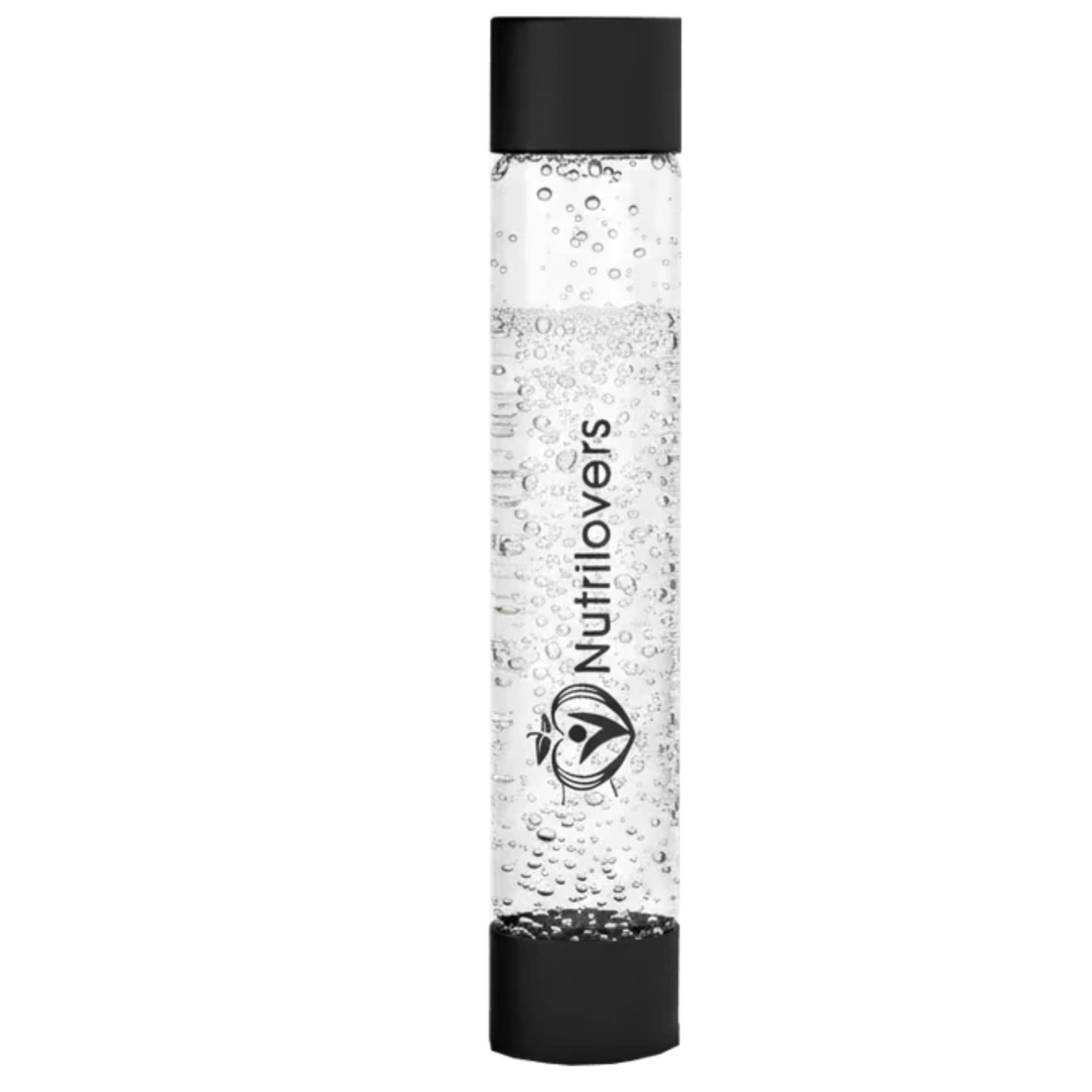 Nutrilovers NUTRI-STREAM BOTTLE butelka do saturatora Nutri-Stream, PET bez BPA, czarna, 1 litr