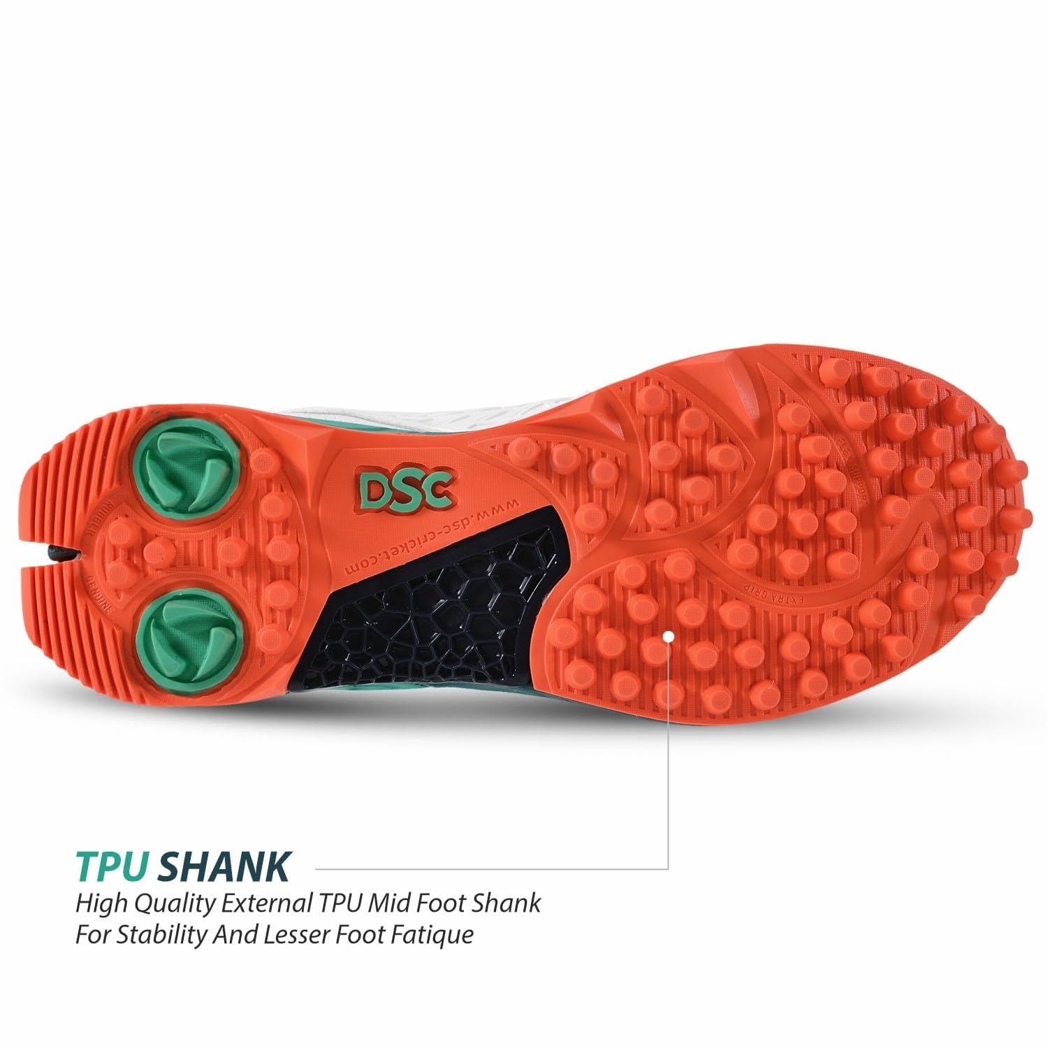DSC Jaffa 22 Cricket Shoes | for Boys and Men | Lightweight | Embossed Design