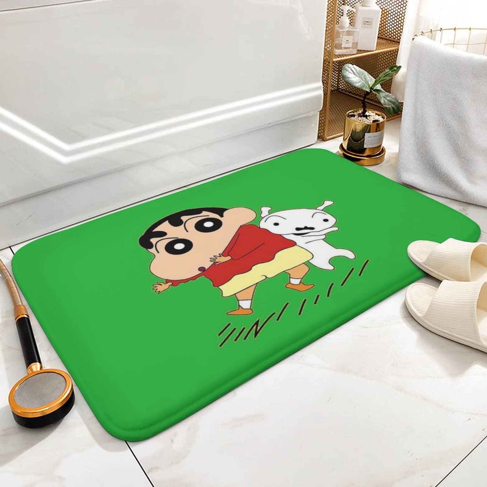 Amazon | クレヨンしんちゃん 玄関マット かわいい キッチンマット
