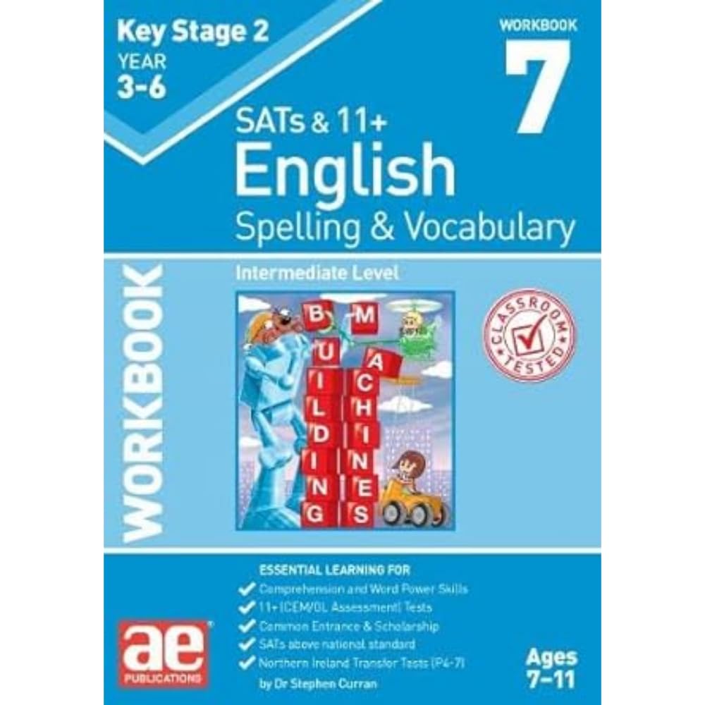 KS2 Spelling & Vocabulary Workbook 7 by Dr Stephen C Curran (Paperback Book)