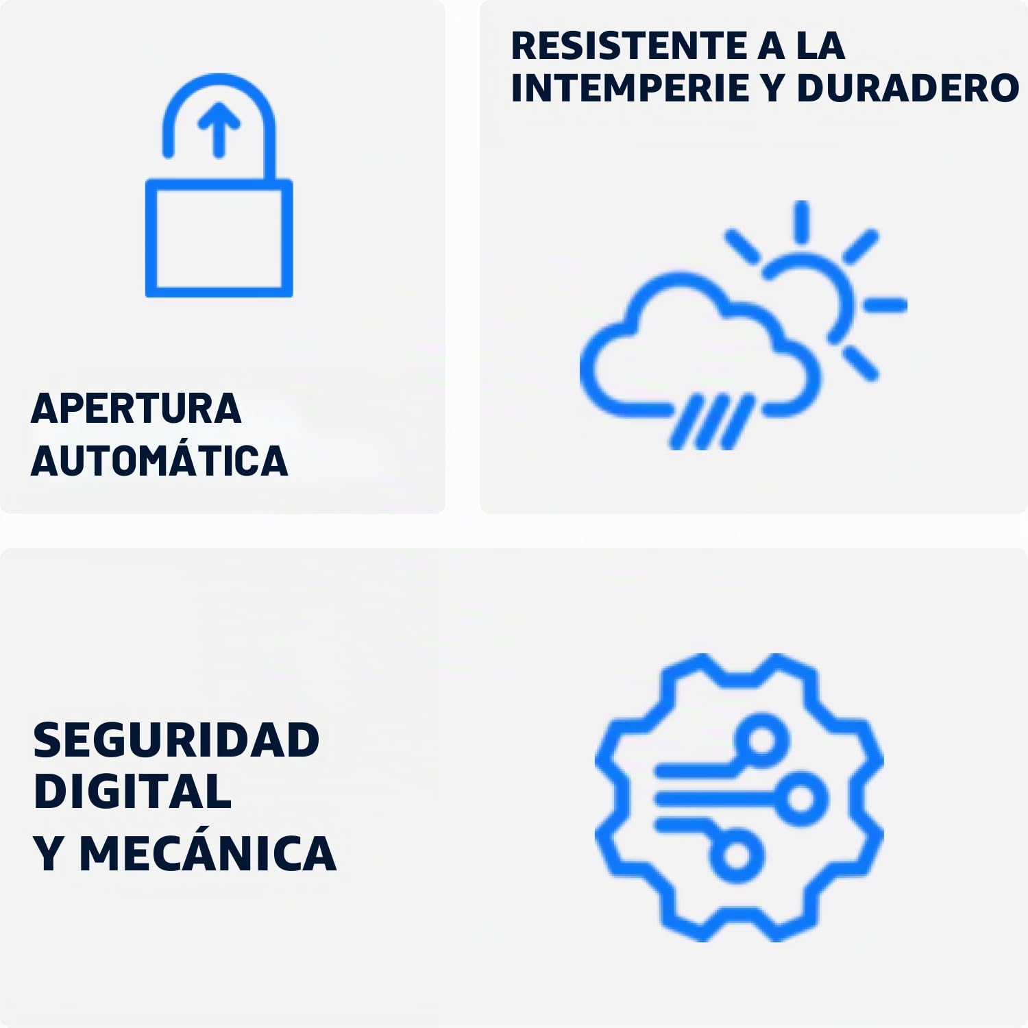 ABUS Candado Inteligente EVEROX One - Bloqueo Automático, 45 mm, Bluetooth | Apertura sin llave vía App o botón, resistente a intemperie IP66 e IP68, arco de acero templado y tecnología SmartX AES-128