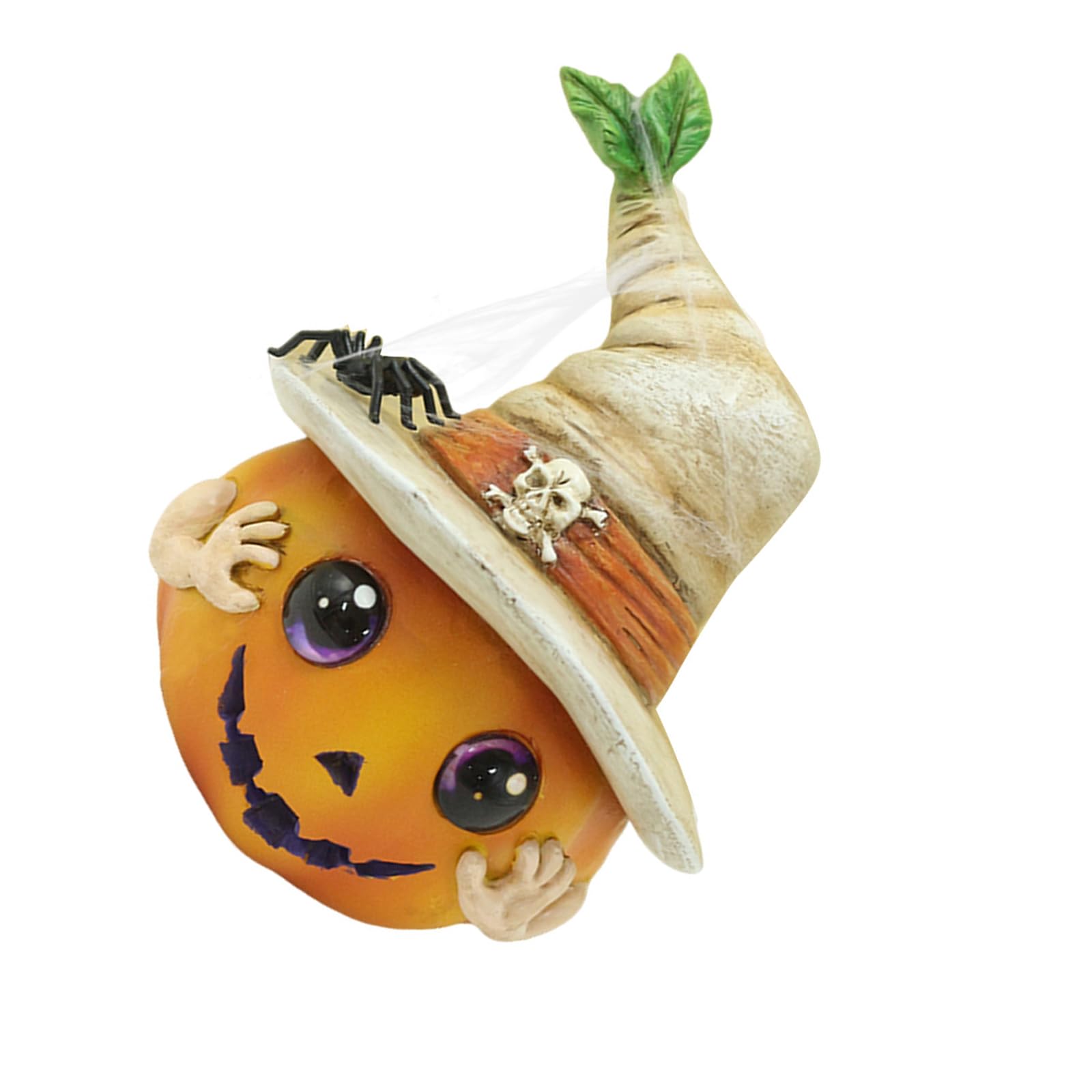 Kalttoy Halloween Minis Resins Pumpkin Figurines Fairys Halloween Garden Accessories Table Centerpieces Fireplaces Mantles Dcors Fairys Garden Accessories