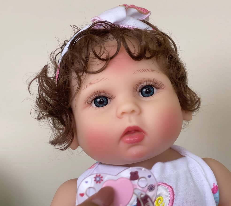 Zero Pam 18 Inch Reborn Dolls Reborn Dolls Full Body Silicone Anatomically Correct Newborn Dolls Girl Realistic Appearance
