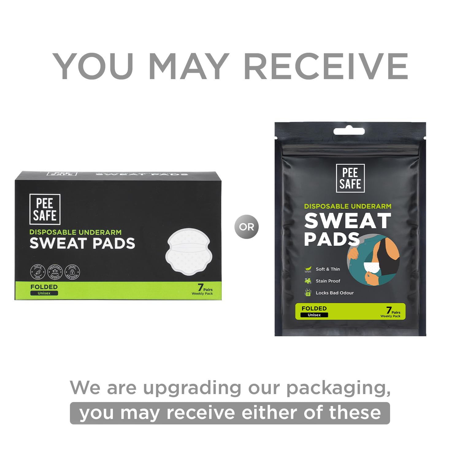 Pee Safe Sweat Pads - Stop Sweat Stains! -2