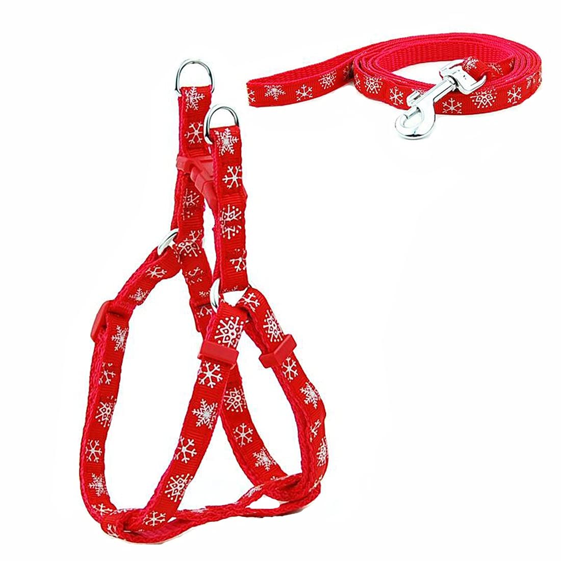 KUTKUT Adjustable with Floral Patterns | Step in Basic Nylon Harness and Leash for Puppy | Outdoor Running Training Walk (Size: S, Adjustable Chest: 31cm-46cm) (B094W5582H) Amazon Price History, Amazon Price Tracker