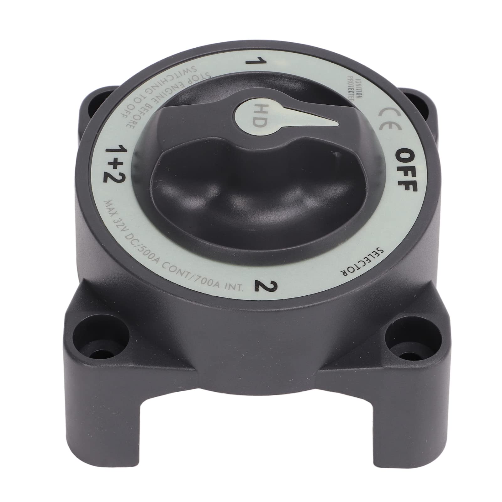 Interruttore di Disconnessione della Batteria Marina 500 A Isolatore della Batteria a 4 Posizioni Interruttore di Disconnessione per la Disconnessione della Barca RV