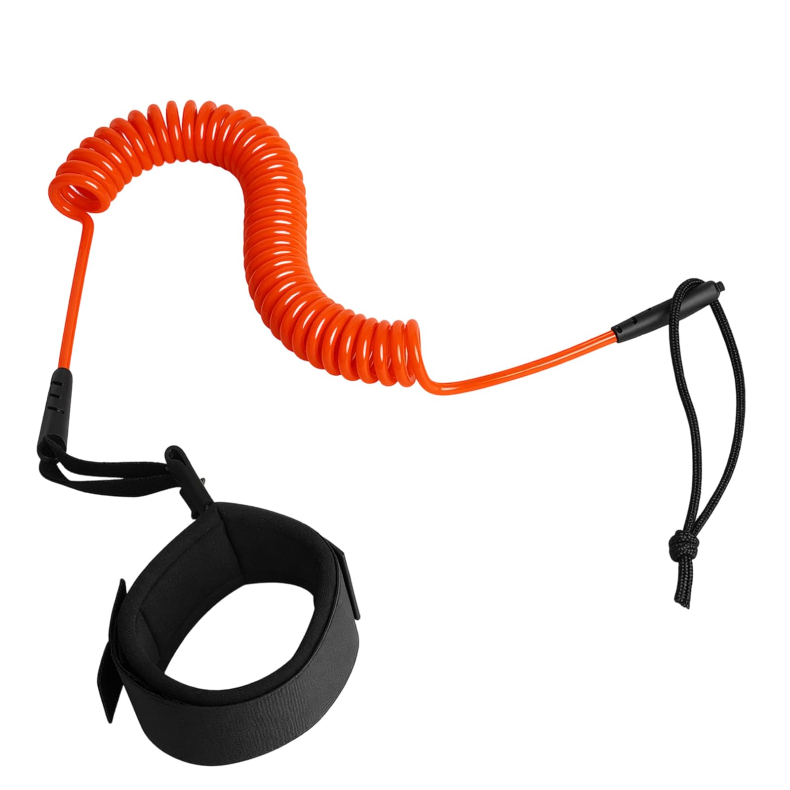 Rndqw 10Ft Adjustable Surfboard Leash, High Elasticity and Unbreakability