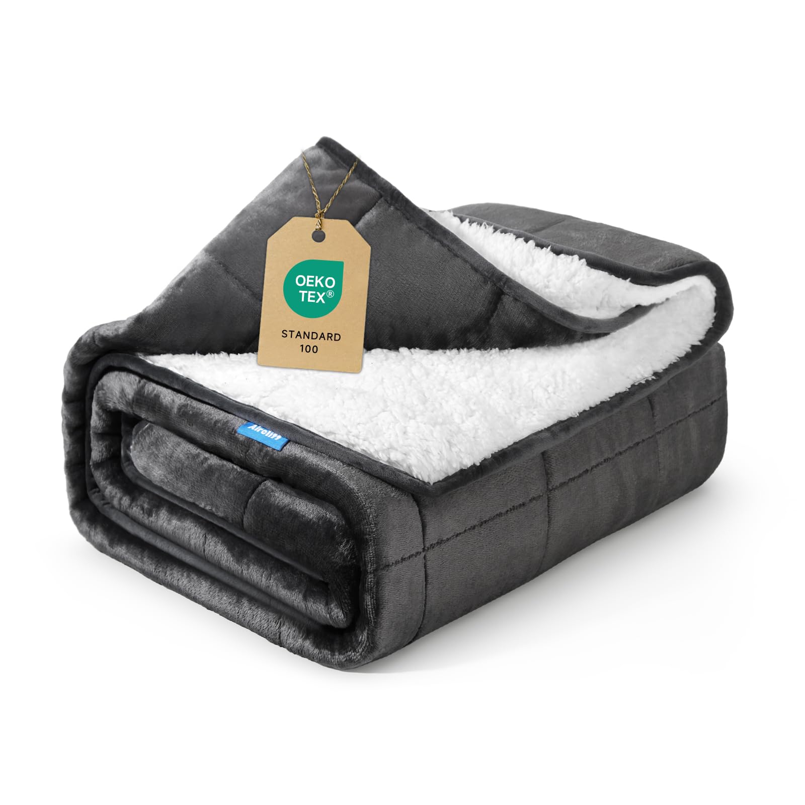 Amazon.com: Weighted Blanket 15 lbs 60x80 inches, Sherpa Fleece