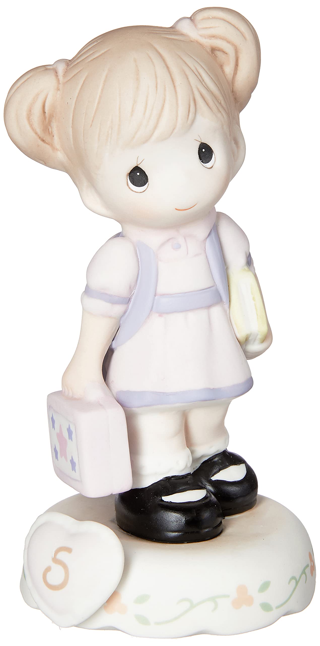 Figurine en porcelaine biscuit pour fille de 12 ans célébrant sa croissance