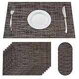 【Schönes Dekoration】Perfekte Dekoration für Ihren Esstisch, schöne stilvolle, moderne Tischsets sorgen für mehr Spaß an Ihrem Küchentisch. Schützen Sie Ihren Tisch vor Kratzern und Flecken, lichtecht, fleckenfrei, schimmelfrei, abwischbar.