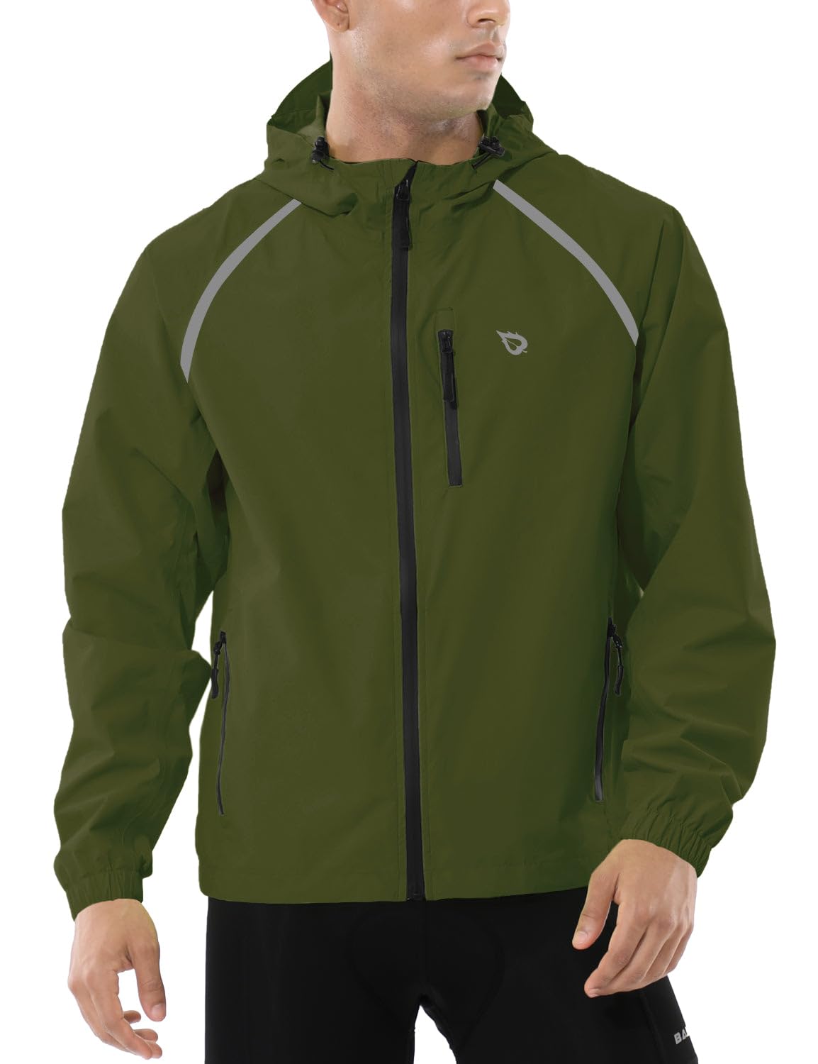 BALEAF Veste de cyclisme imperméable respirante coupe-vent légère pour homme