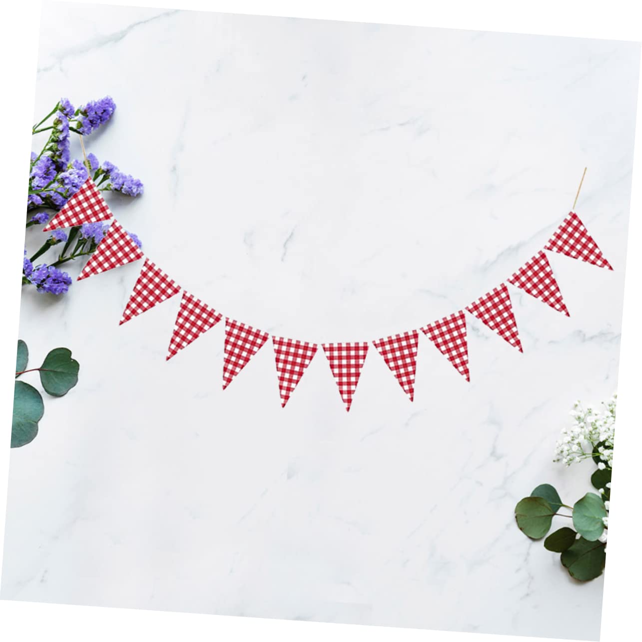 Alipis 4piezas Banderín De Cuadros Guirnalda Cumpleaños y Para Celebraciones y Decoración